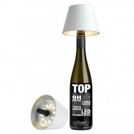 Abat jour blanc "Top" pour bouteille