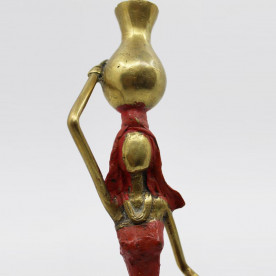 Statuette africaine bronze DIATOU